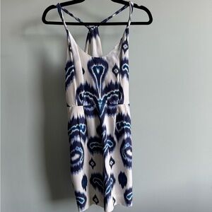 Blue and White Banana Republic Dress